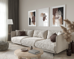Load image into Gallery viewer, Abstract Strokes Chocolate Print Set of 3