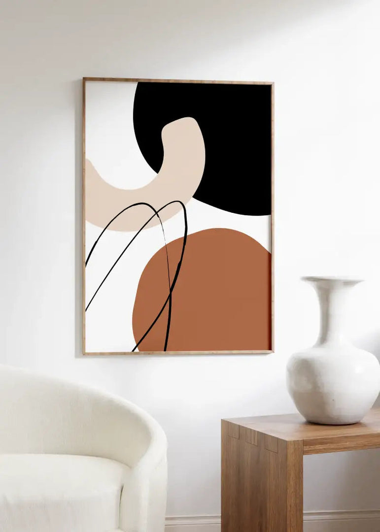 Abstract Afro Shapes Print Nr.2 Akua Home