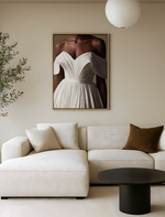 Load image into Gallery viewer, Abstract Lady In Dress Nr.2 - Framed Printed Canvas