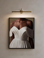 Load image into Gallery viewer, Abstract Lady In Dress Nr.2 - Framed Printed Canvas
