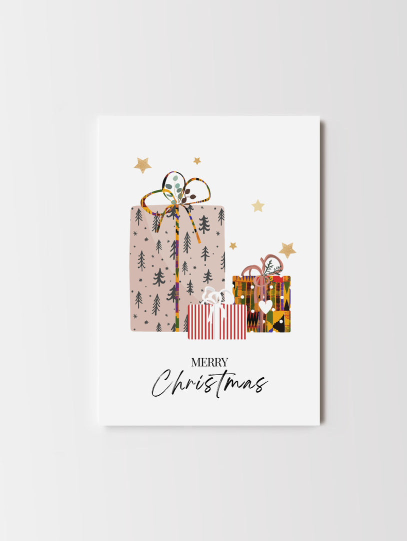 African Merry Christmas Card Nr.2 Akua Home