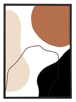 Load image into Gallery viewer, Abstract Afro Shapes Print