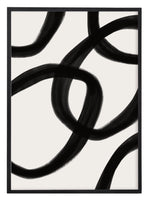 Load image into Gallery viewer, Abstract Black Circles