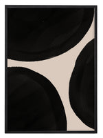 Load image into Gallery viewer, Abstract Black Afro Shapes Nr.3