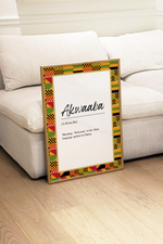 Load image into Gallery viewer, Kente Akwaaba Print