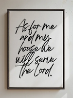 Load image into Gallery viewer, As For Me And My House - Canvas Art