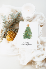 Load image into Gallery viewer, African Watercolour Christmas Tree Card