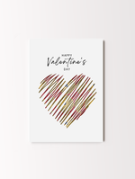 Load image into Gallery viewer, Heart Shape African Valentine's Card Akua Home