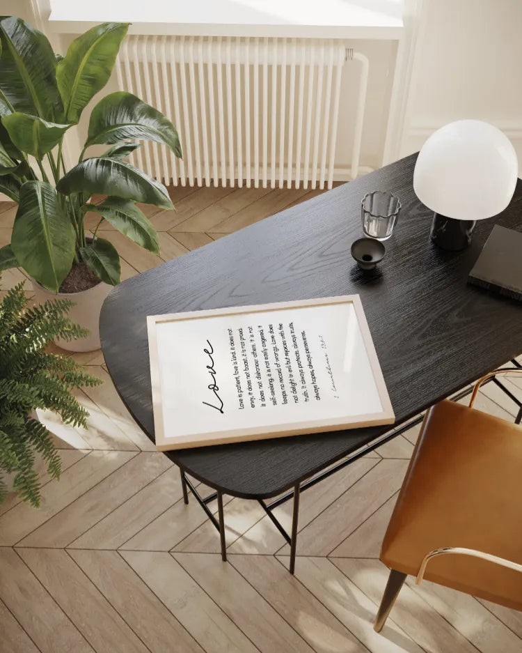 Love Is Patient Print Akua Home