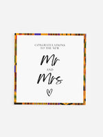Load image into Gallery viewer, African Mr & Mrs Wedding Card