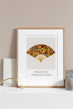 Load image into Gallery viewer, Kente Fan Print Art Print Gift Box