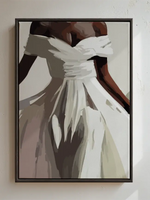 Load image into Gallery viewer, Abstract Lady In Dress - Canvas Wall Art
