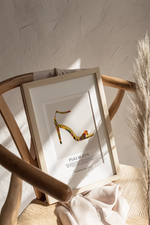 Load image into Gallery viewer, Kente Heel Print Art Print Gift Box