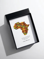 Load image into Gallery viewer, Kente Africa Print Art Print Box