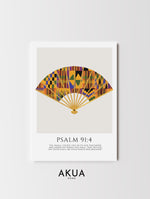 Load image into Gallery viewer, Kente Fan Print Art Print Gift Box