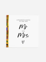 Load image into Gallery viewer, African Mr & Mrs Wedding Card Nr.2