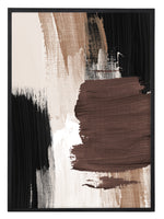 Load image into Gallery viewer, Abstract Strokes Chocolate Nr.1