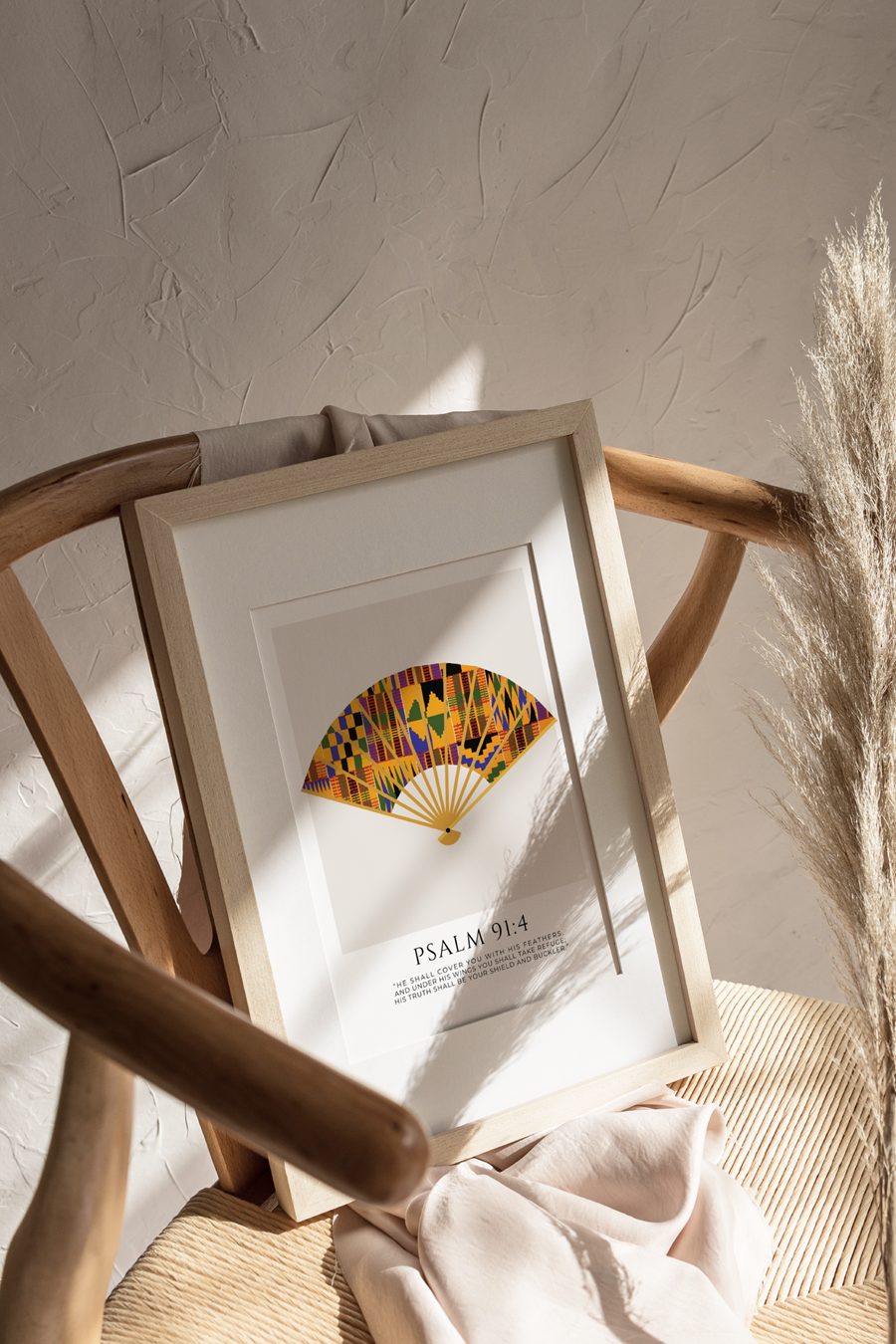 Kente Fan Print