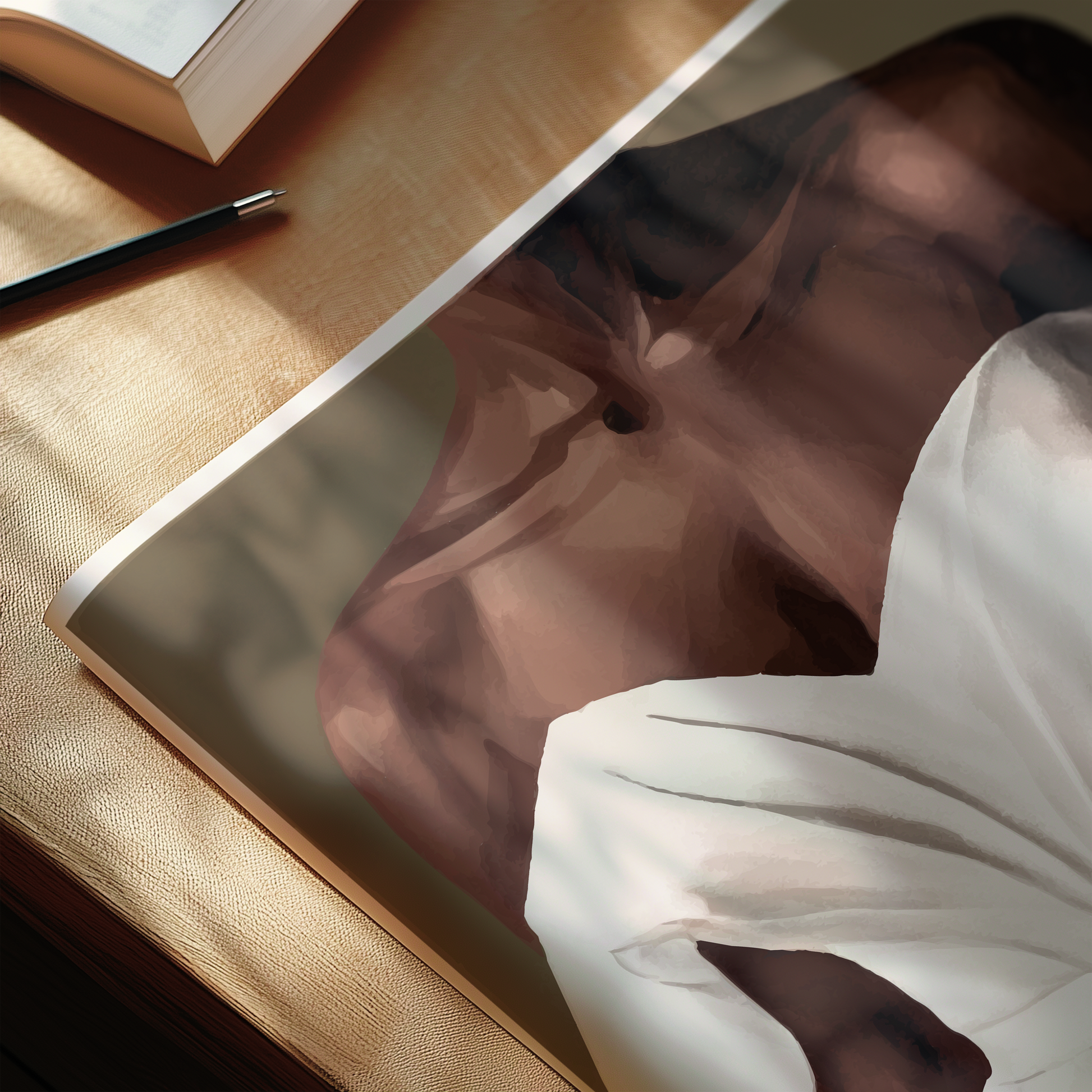 Abstract Lady In Dress Print Nr.2