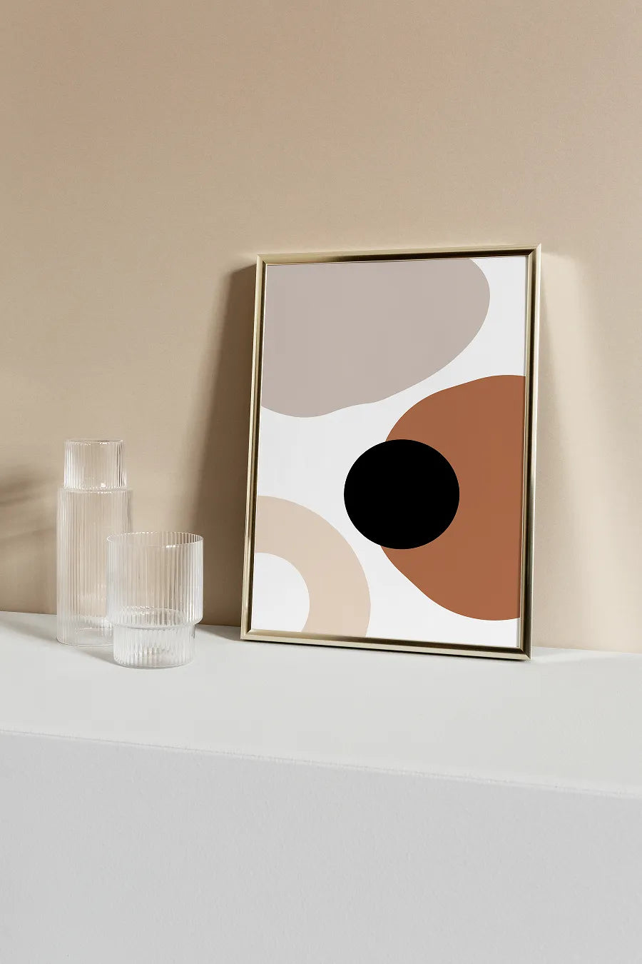 Abstract Afro Shapes Print Nr.3 Akua Home 