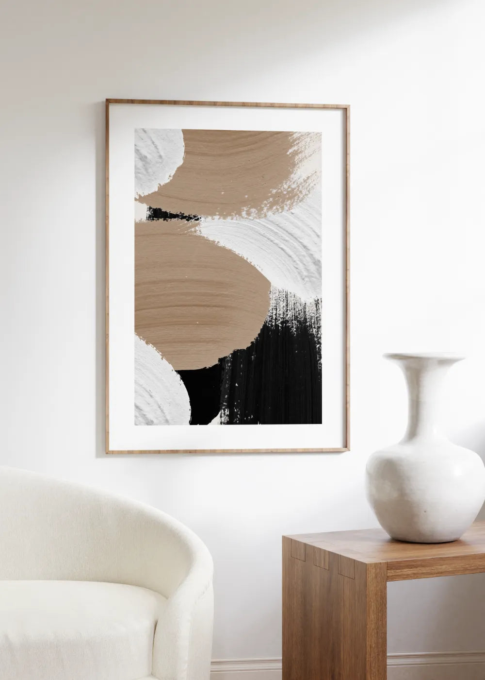 Abstract Brush Strokes Print Akua Home 