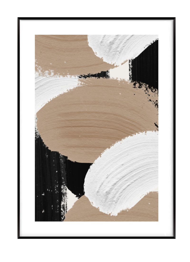 Abstract Brush Strokes Print Nr.2 Akua Home 