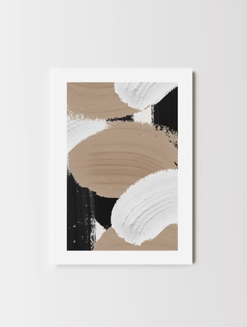 Abstract Brush Strokes Print Nr.2 Akua Home 