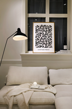 Homepage visual highlighting linear abstract wall art collections
