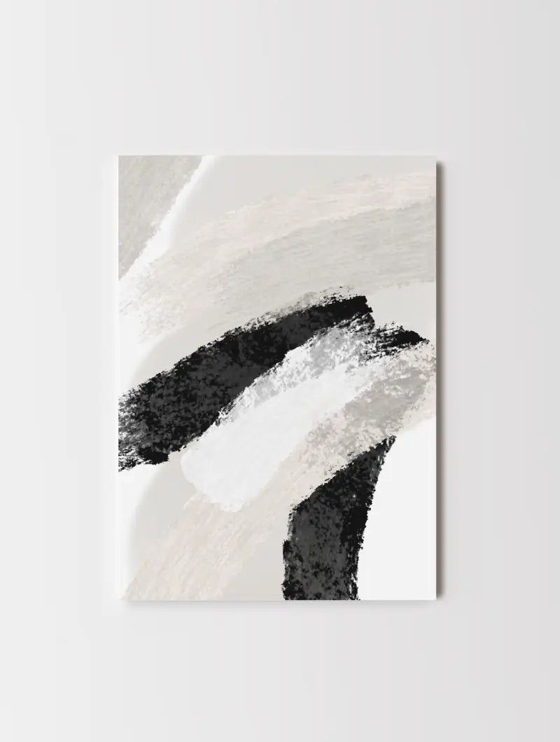Abstract Paint Strokes Print Nr.2 Akua Home 