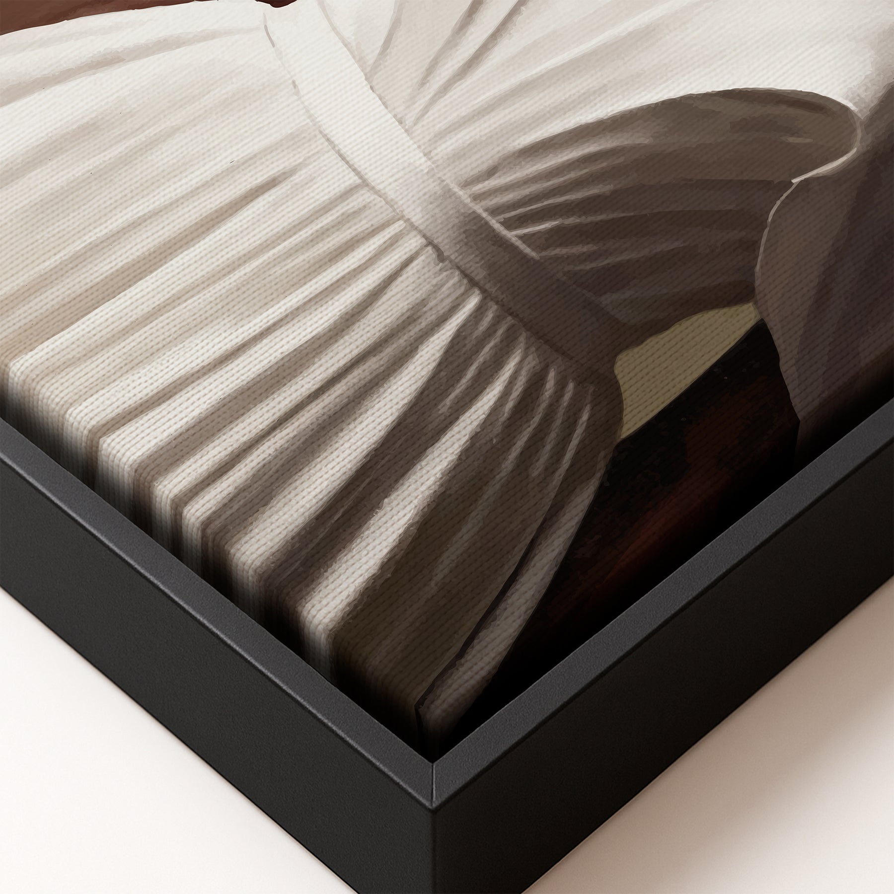 Abstract Lady In Dress Nr.2 - Canvas Art