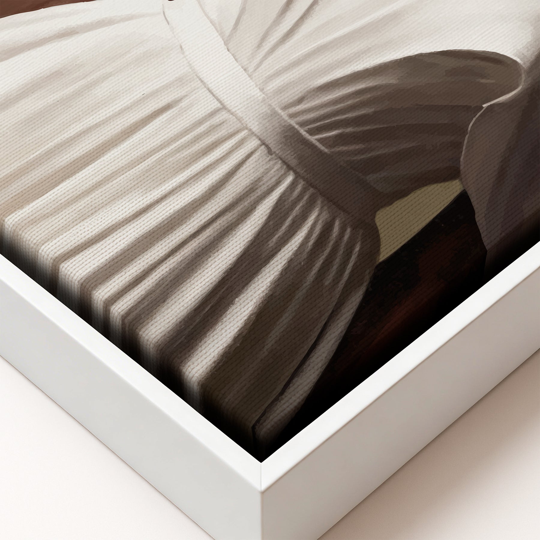 Abstract Lady In Dress Nr.2 - Canvas Art