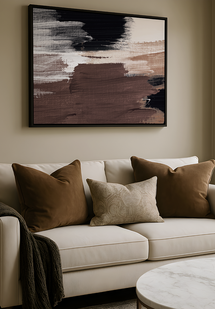 Abstract Strokes Chocolate Nr.3