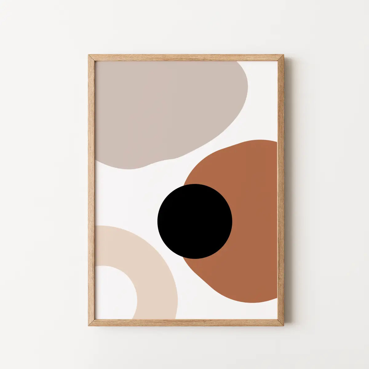 Abstract Shapes Nr.3 Earthy Tones Wall Art