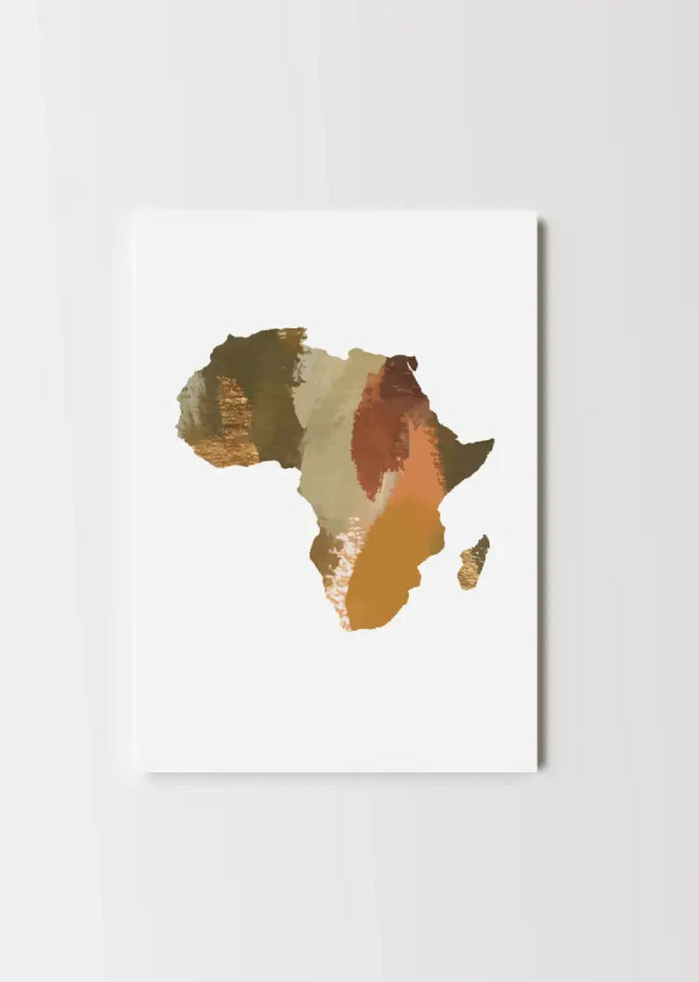 Africa Paint Strokes Print Akua Home 