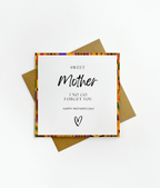 Alternate African Mother’s Day card featuring soft colours and gentle illustration
