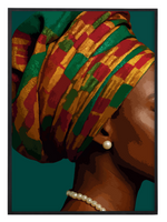 Load image into Gallery viewer, Traditional African Woman Headwrap
