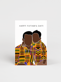 African-inspired Father’s Day greeting card with cultural design details