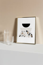 Afro Terrazzo Half Circles Akua Home 