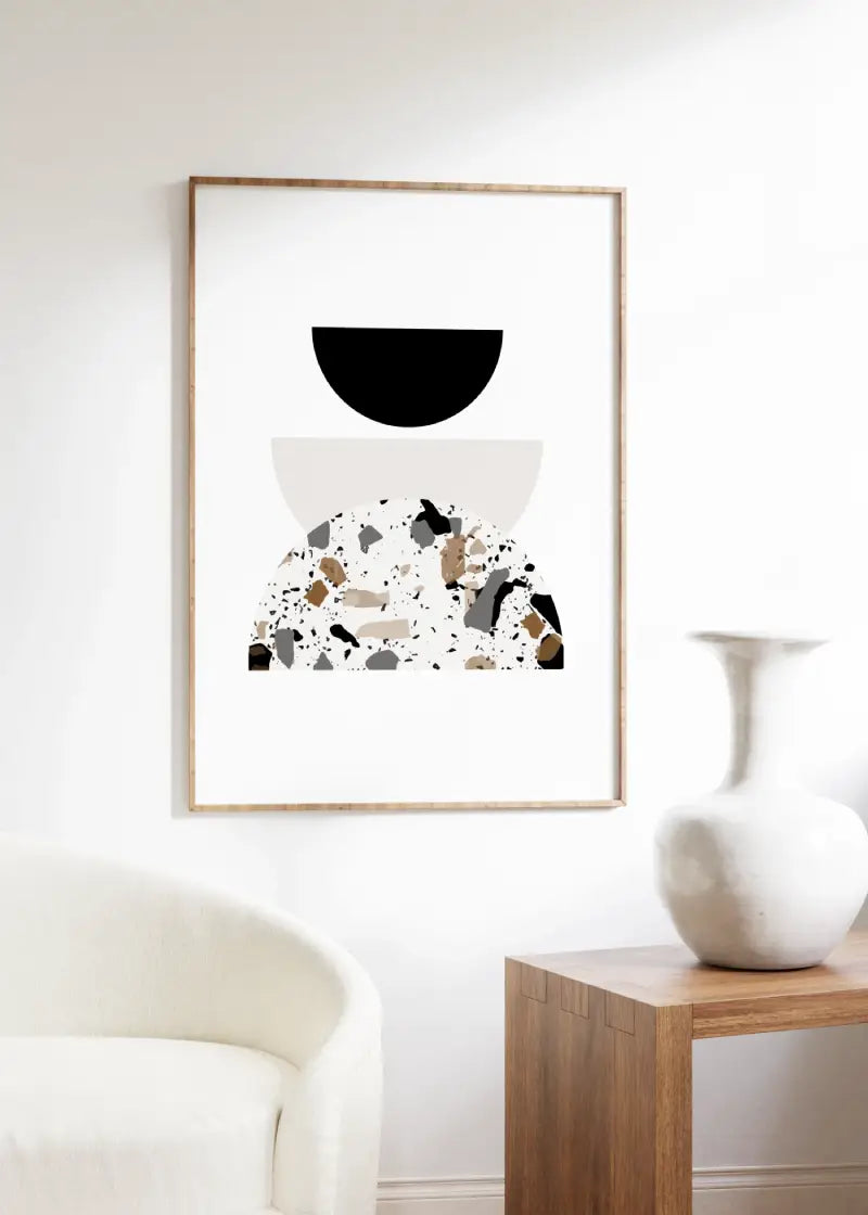 Afro Terrazzo Half Circles Akua Home 