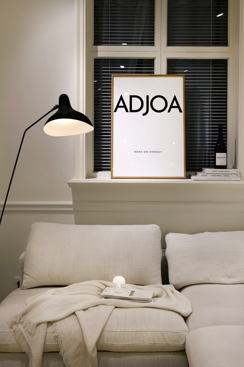 Akan Female Name Print: Adwoa - Akosua Akua Home 
