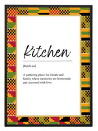 Homepage visual showcasing modern African wall art collections