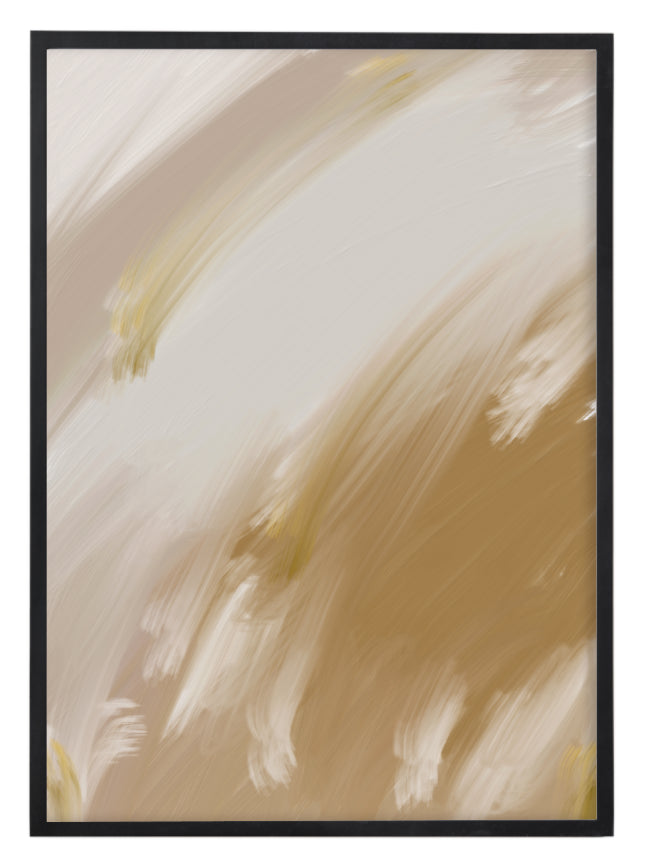 Abstract Golden Delight Print