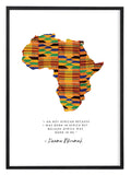 Homepage visual highlighting African wall art styled for gifting