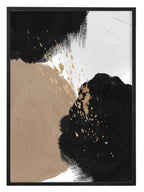 Homepage visual showcasing neutral abstract wall art in a modern setting