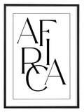 Homepage visual showcasing African-inspired wall art styled in a modern neutral interior