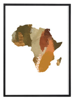 Load image into Gallery viewer, Africa Paint Strokes Print
