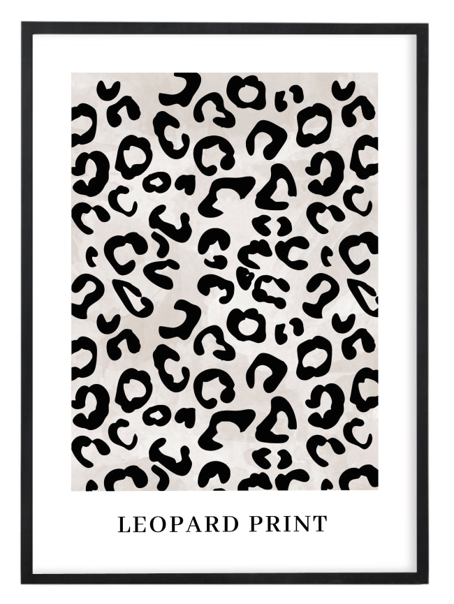 Abstract Leopard Animal Print