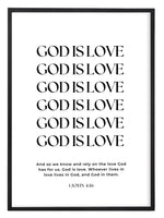 Load image into Gallery viewer, God Is Love Print
