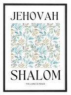 Styled interior showcasing typography wall art in a calm neutral setting