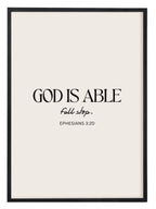 Abstract wall art with soft shapes and balanced composition